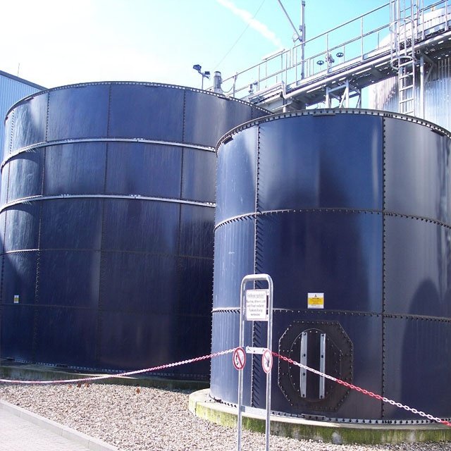 Biogas Mini Plant, Farm Animal Manure Biogas Treatment System, Enamel Tank Better Tank Concrete