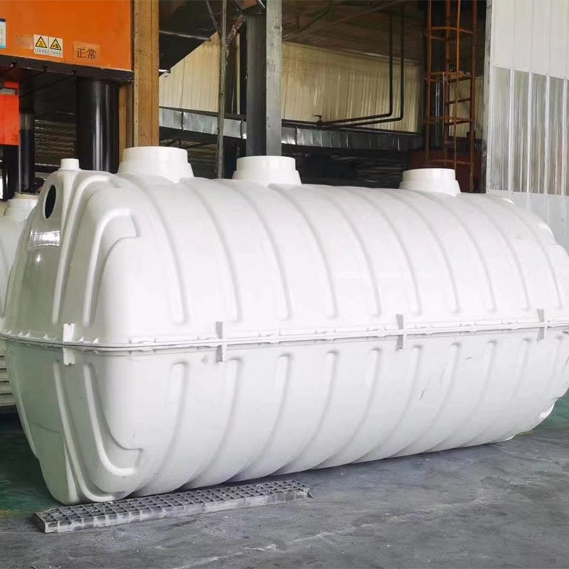 Underground type domestic sewage treatment system biogas domestic waste water purification FRP septic tank