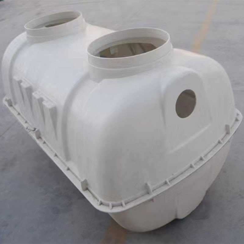 Underground type domestic sewage treatment system biogas domestic waste water purification FRP septic tank