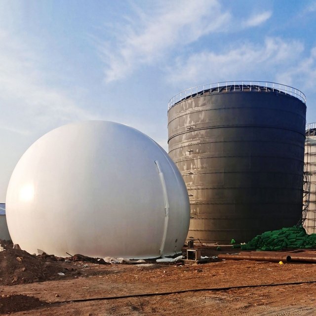 Double Membrane Biogas Storage Bag Gas Holder For Biogas Collection