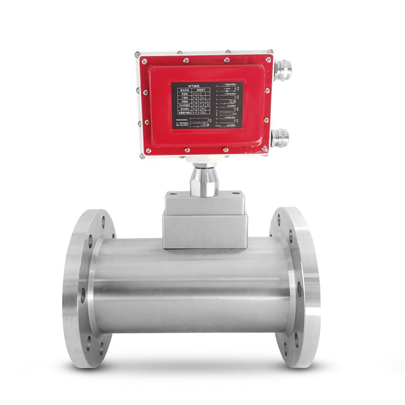 LWGY Digital Stainless Steel Sanitary Flange Air Lpg Measuring Gas Turbine Flow Meter