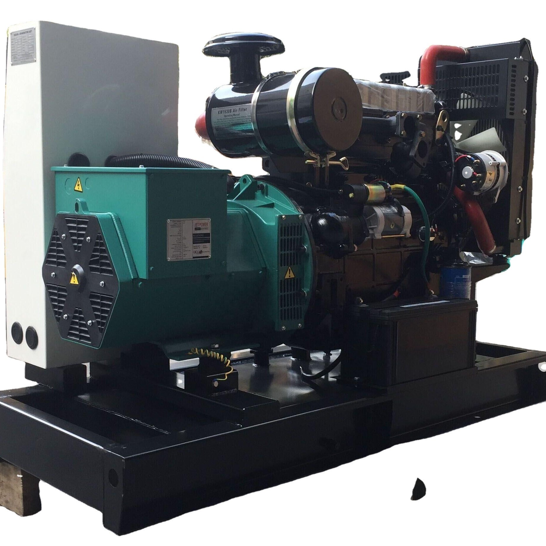 Home Use Natural/Biogas/ LP Gas Generator 12kva 20kva 30kva 50kva Gas Turbine Generator with CE