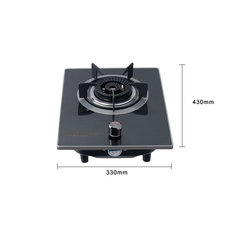 High Quality Build-in Eco-friendly Single Rotate Flame Burner Biogas Burner Stove Embedded Methane Stove