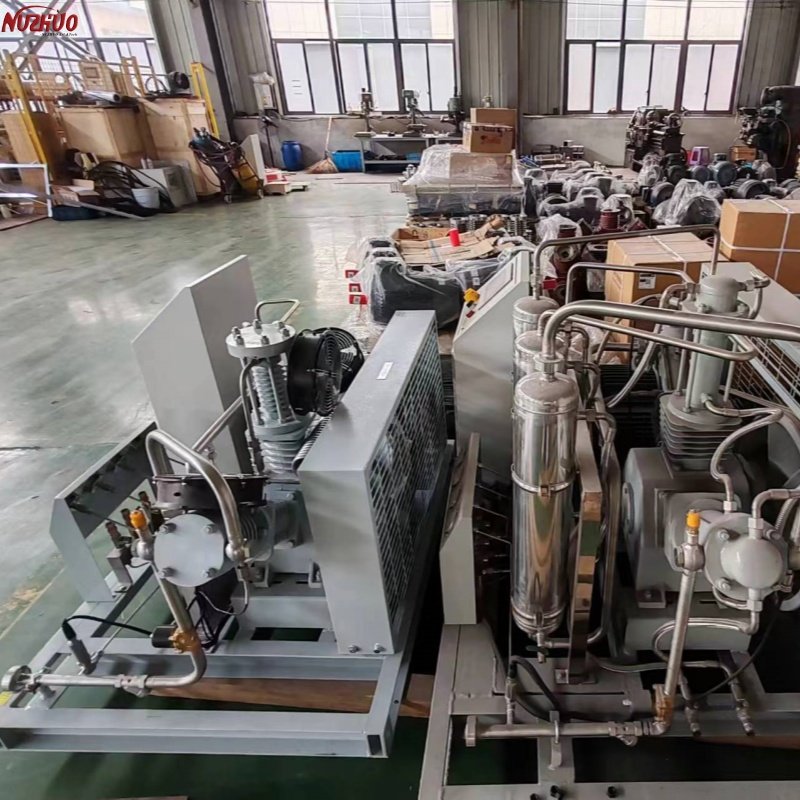 NUZHUO China Reliable Source Wholesale Quality 3-300nm3/h O2 N2 Compressor For Cylinder Filling Station