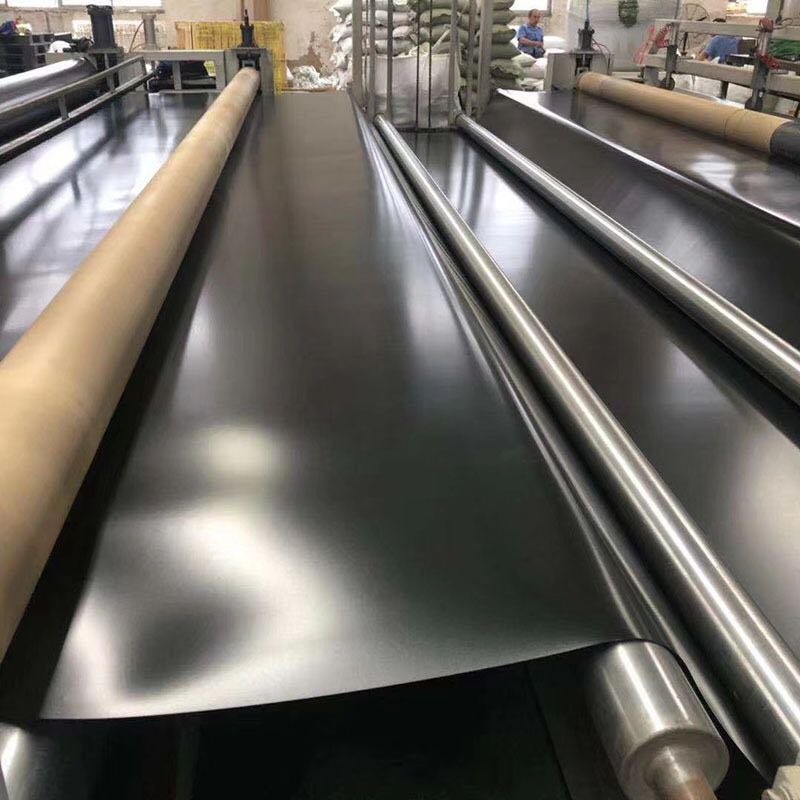 0.5mm 1.0mm 1.5mm 2mm HDPE sheet plastic membrane pond liner fish tank black Geomembrane for water reservoir Mining landfil
