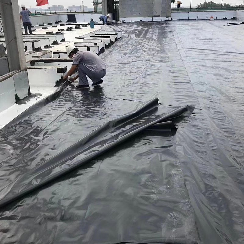0.5mm 1.0mm 1.5mm 2mm HDPE sheet plastic membrane pond liner fish tank black Geomembrane for water reservoir Mining landfil