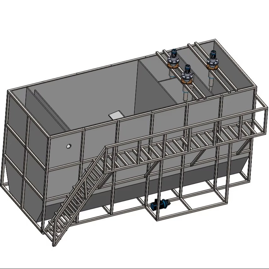 Slaughter Wastewater Treatment Plant system biogas and waste disposal