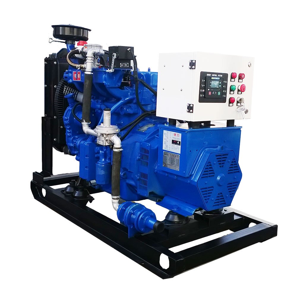 Small Power Electricity Liquid Cooled AC Three Phase 20 kva Turbine Natural Gas Engine Generator Price