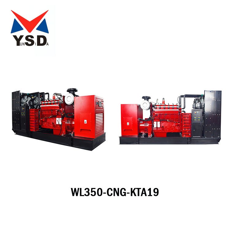 Hot Selling Open Type KTA19 Generator Sets 3000 Running Hours 350KW Methane Gas Generator