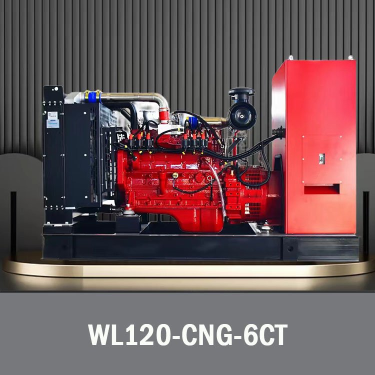 Energy Saving Household Use 120KW Natural Gas Generator 6CTAA 120KW Industrial Generator Biogas Generator
