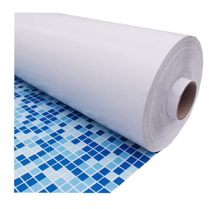 Swimming Pool Liner Tarpaulin Fabric Custom Mosaic Logo PVC Swimming Vinyl Pool Liners for Above Ground Pools