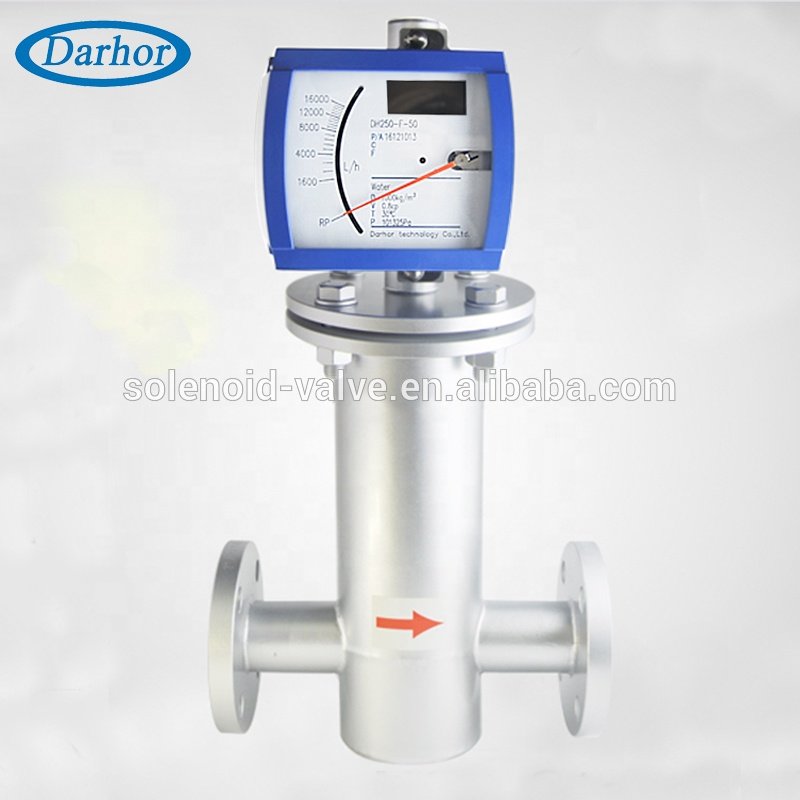 Long life span 4-20mA/pulse variable area flow meter metal tube rotameter chlorine gas