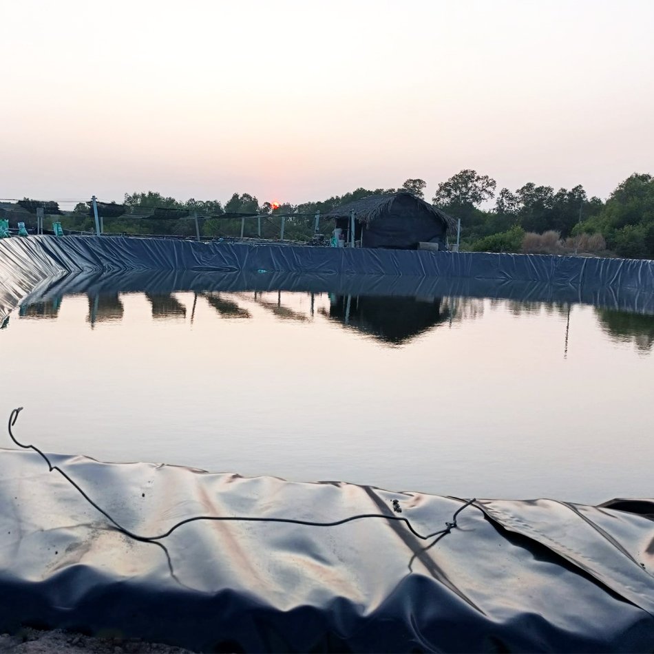 Hot sale 2mm dam seal tank liner hdpe film roll geomembrane circular aquaculture factory supply