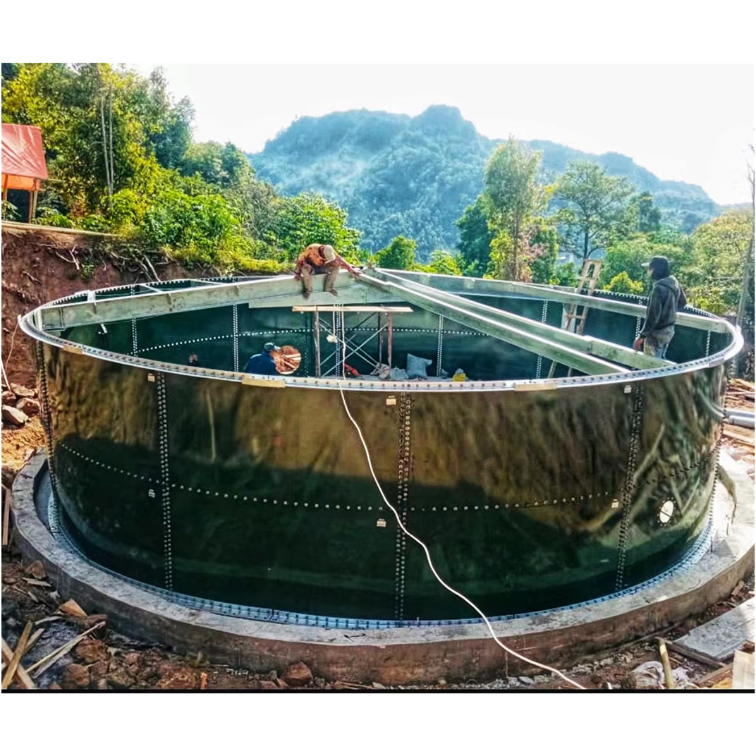 drinking water tank Potable water tank glass fused to steel tank
