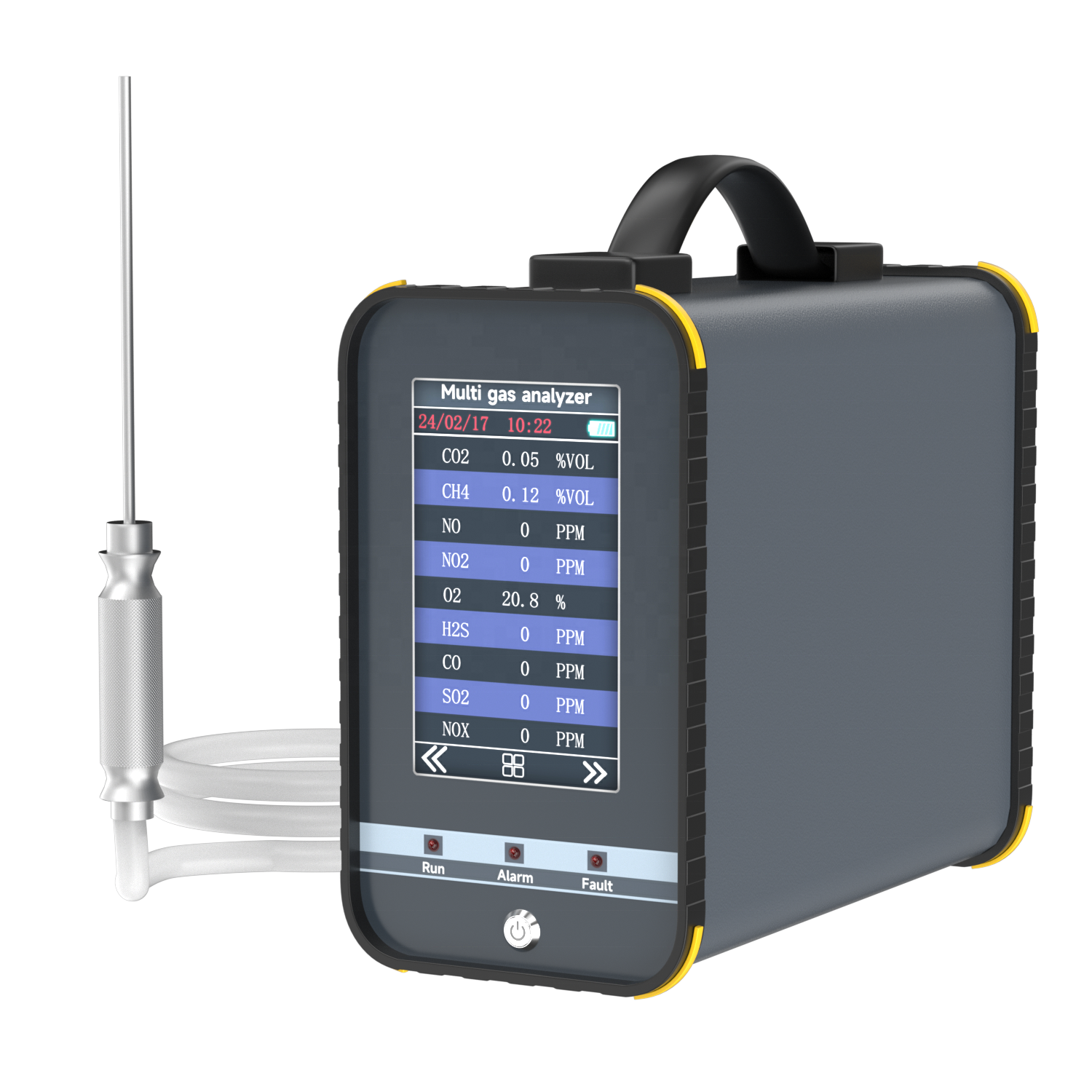 S360 Portable Biogas Analyzer Emission Methane Flue Multi Gas Detector Measuring Instruments Analyzer