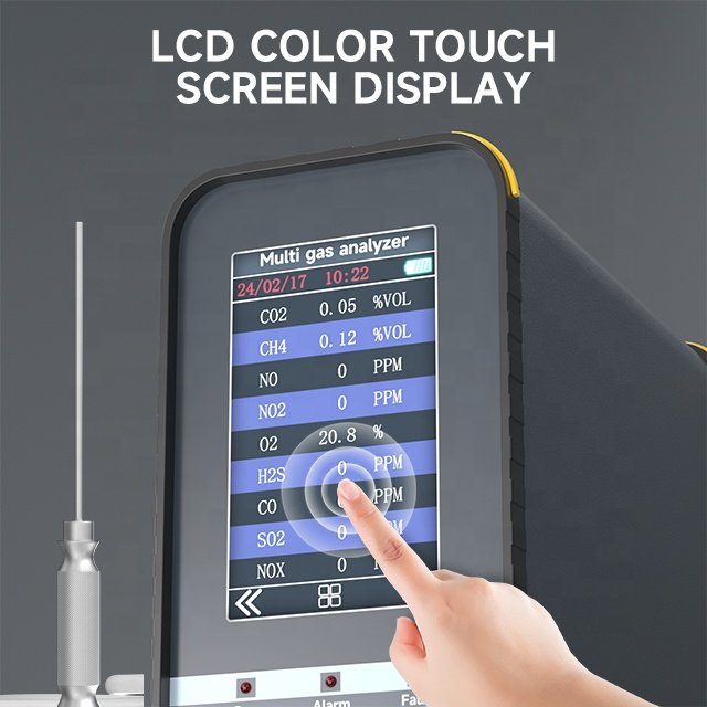 S360 Portable Biogas Analyzer Emission Methane Flue Multi Gas Detector Measuring Instruments Analyzer