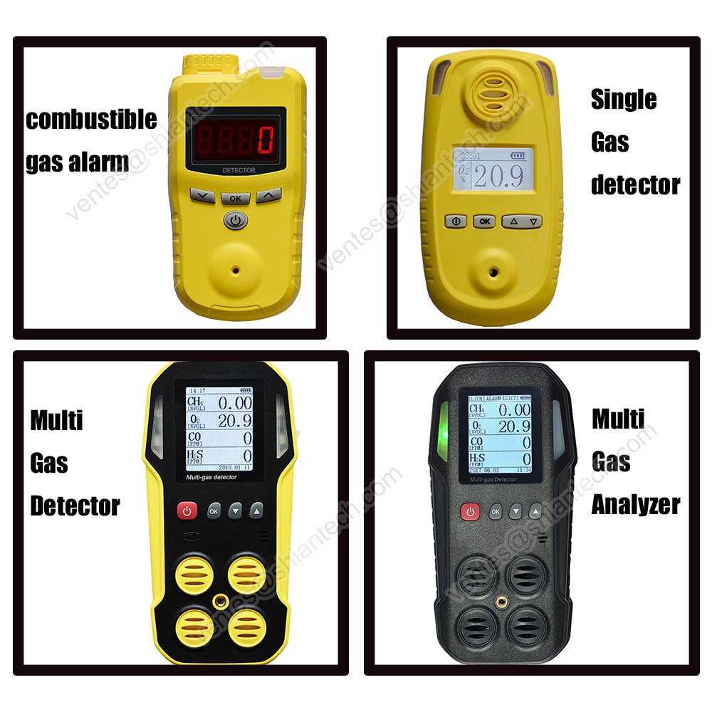 OEM ODM Portable Gas Detector, Multi Gas Monitor, Biogas Analyzer Factory Price