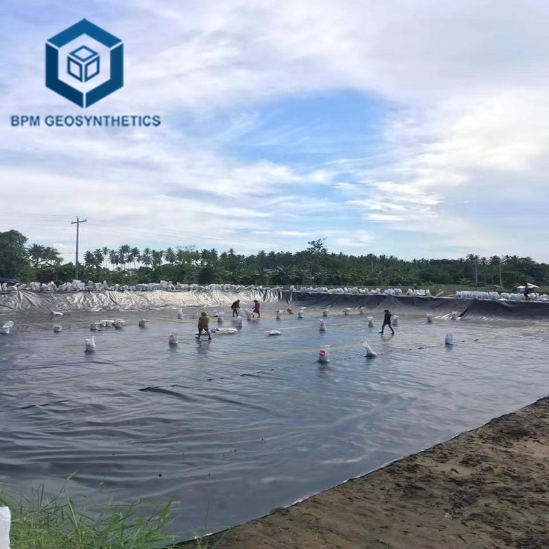 Pond Liner Fish Farm Pvc Geomembrane Liner Lldpe Geomembrane Hdpe Liner Suppliers