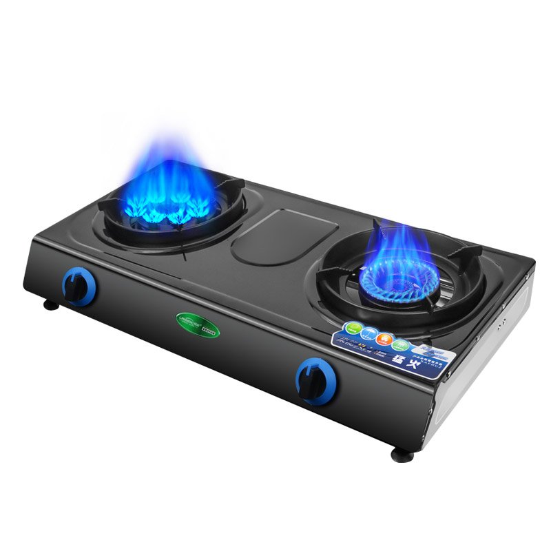 Competitive price double burner biogas cooking stove 2 burner electric portable cooktop