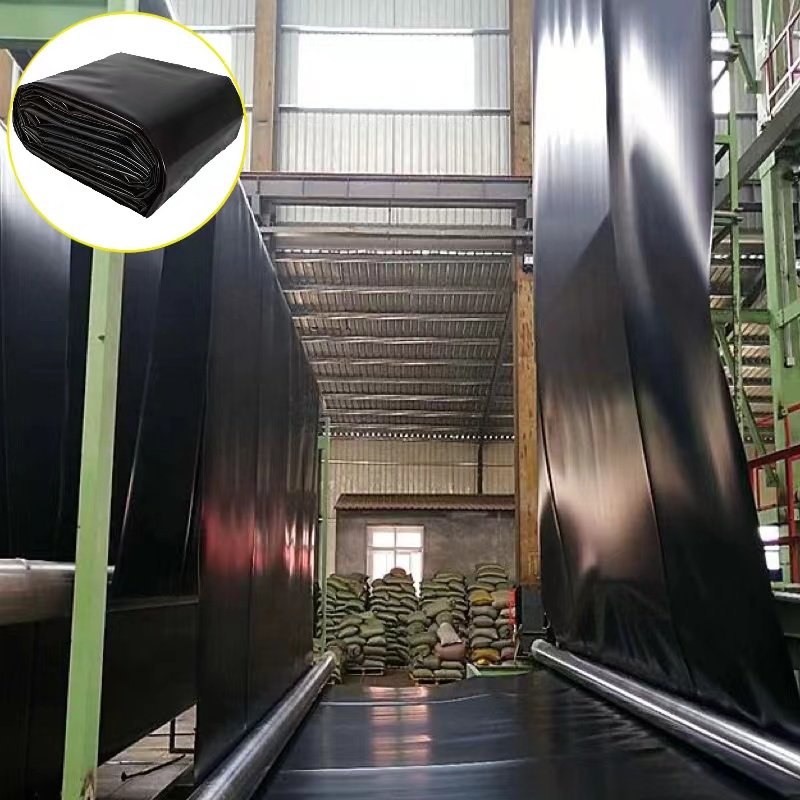 Linear (LLDPE) Geomembrane Pig Farm Biogas Digester Sewage Tank Acid-Base Anti-Seepage Membrane Lining Plate