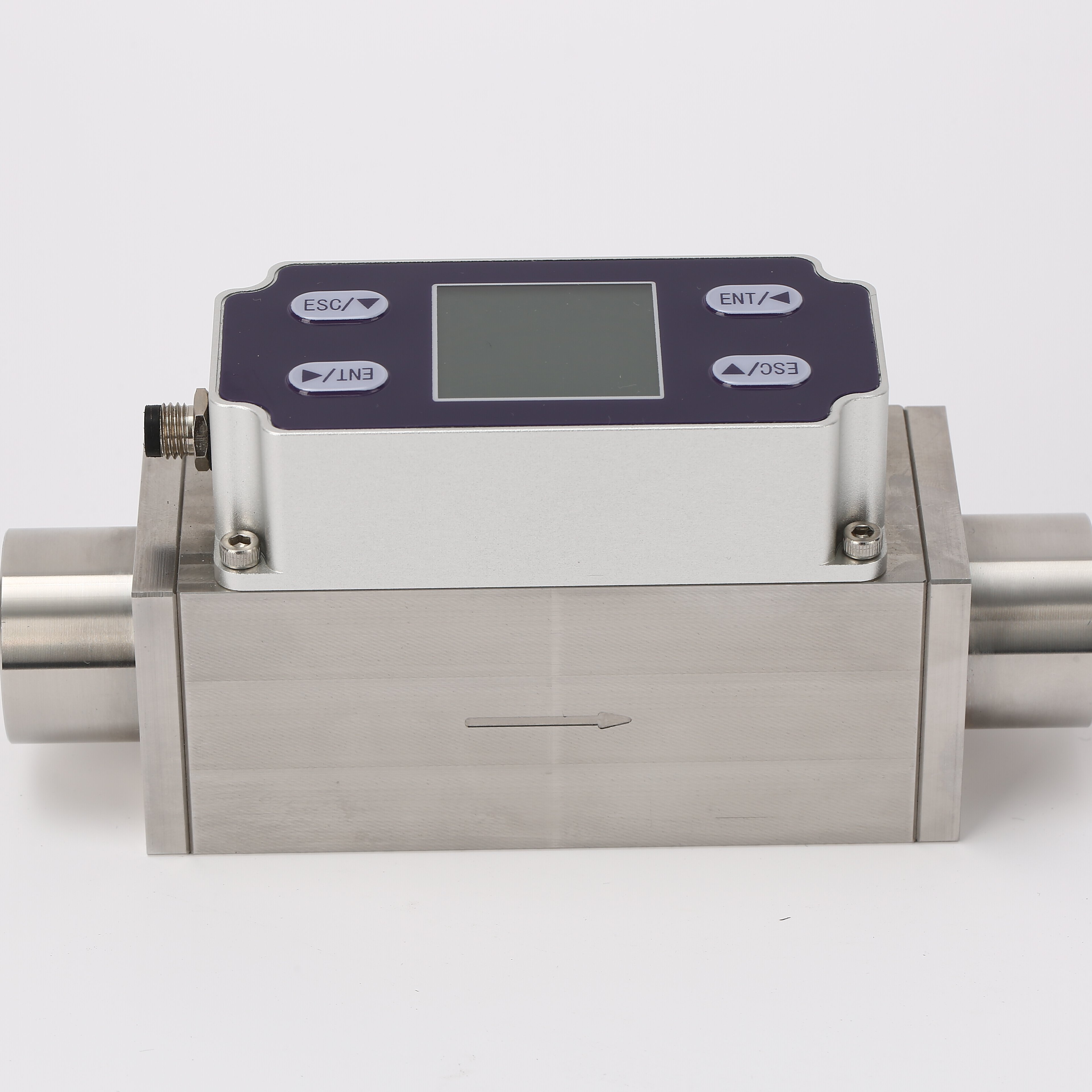 Customizable Mini Digital Thermal Mass Flowmeter Industrial Gas Flowmeter Small Diameter DN10 for Compressed Air Ozone