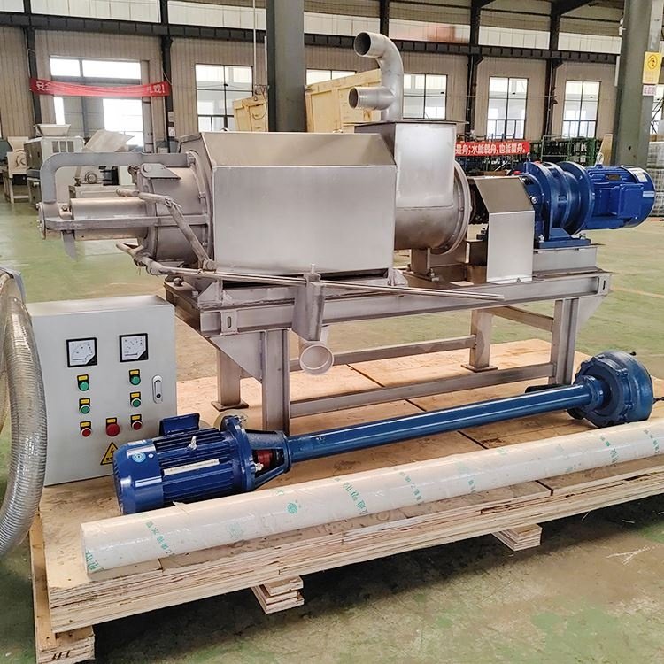 widely exported cow dung bio fertilizer granule machine/solid liquid separator/manure dewatering machine