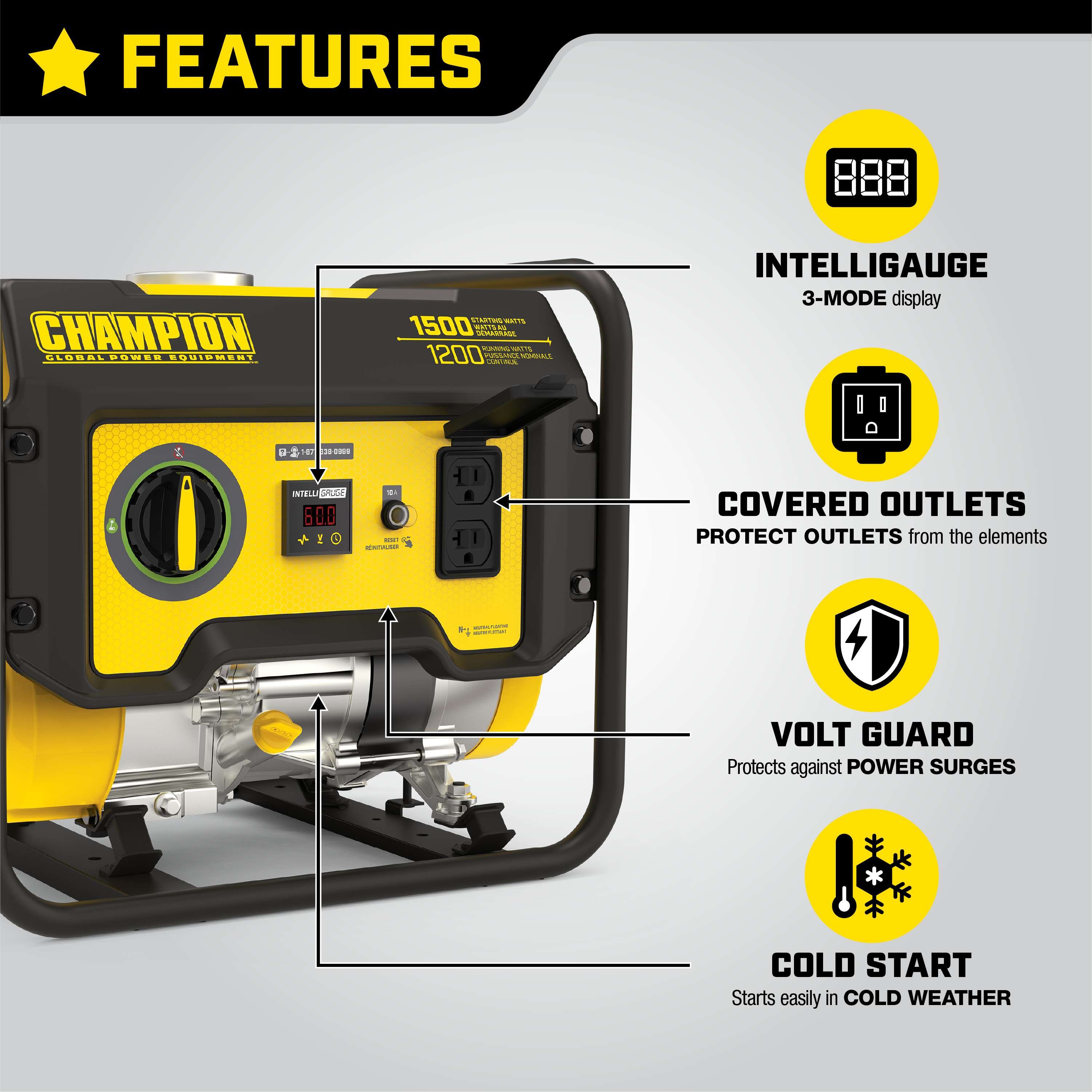 Wholesale Discount price for Champion 2000W Portable Generator