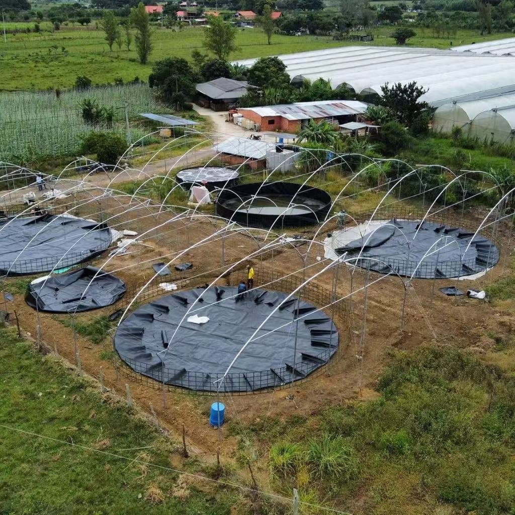1mm, 1.5mm, 2mm LLDPE geomembrane for biogas digesters, oxidation ponds, anaerobic ponds, and anti-seepage liners