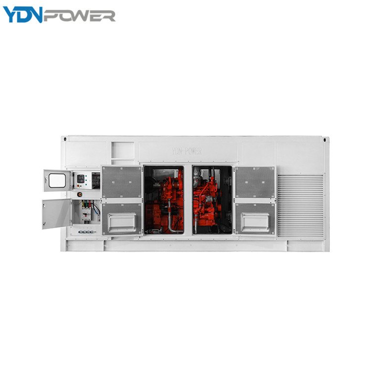Factory Manufacture Water Cooling ISO14001 Eeconomical Emergency Generation 300KW Cng Generator Set With Cummins Engine