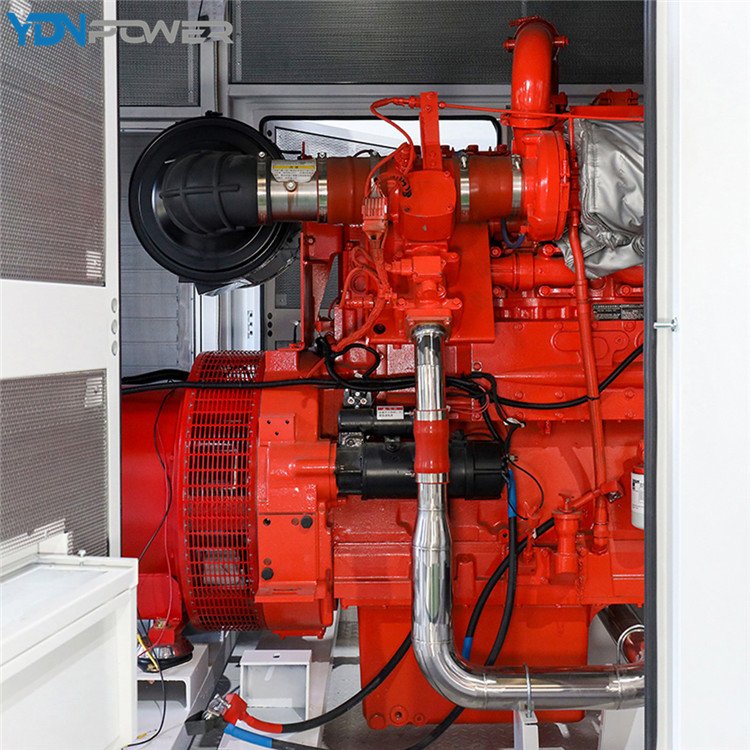 Factory Manufacture Water Cooling ISO14001 Eeconomical Emergency Generation 300KW Cng Generator Set With Cummins Engine