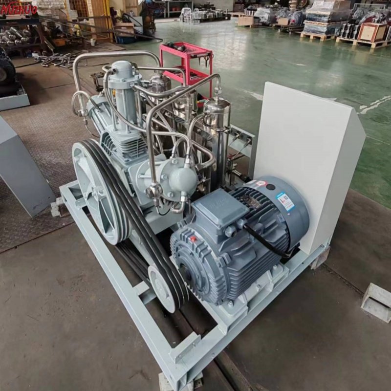NUZHUO Stationary Oil-free Gas Booster Energy Saving Oxygen Nitrogen Compressor Durable Cylind Fill Machine