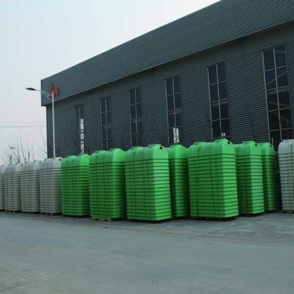 300-1000L Underground Type Domestic Sewage Treatment System Biogas Domestic Waste Water Purification Frp Septic Tank