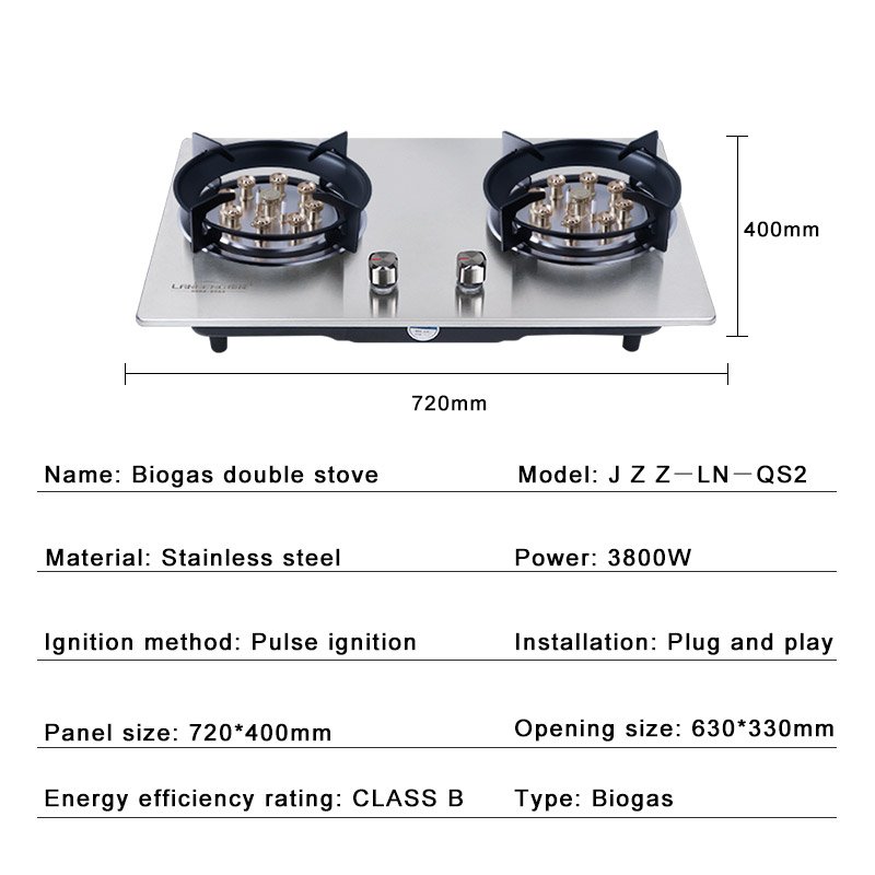 Wholesale built in electronic Ignition biogas cooking stove cooker cooktop