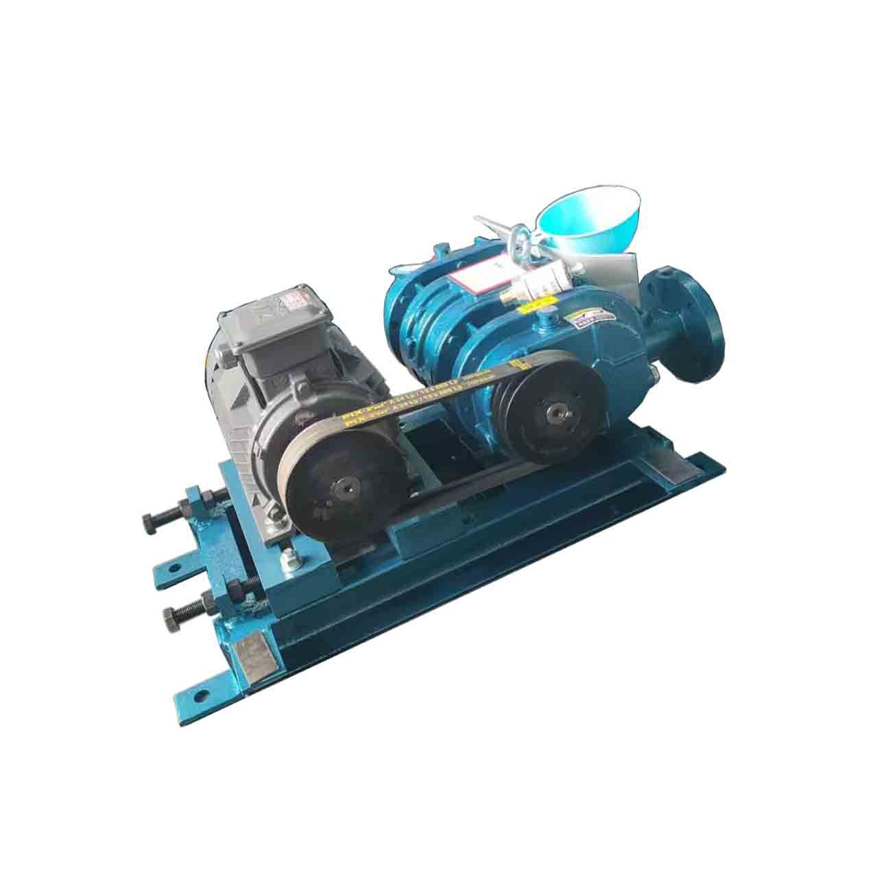 Hot Selling Electric Air blower For Industrial roots rotary lobe blower Roots with silencer type Roots blower