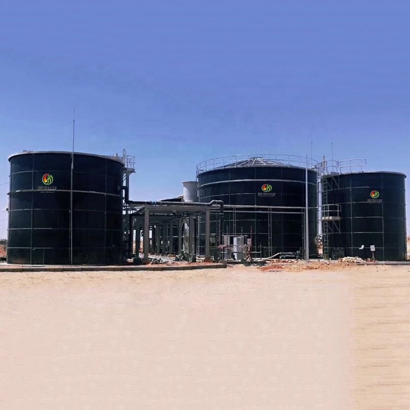 mini industrial effluent organic waste treatment plant