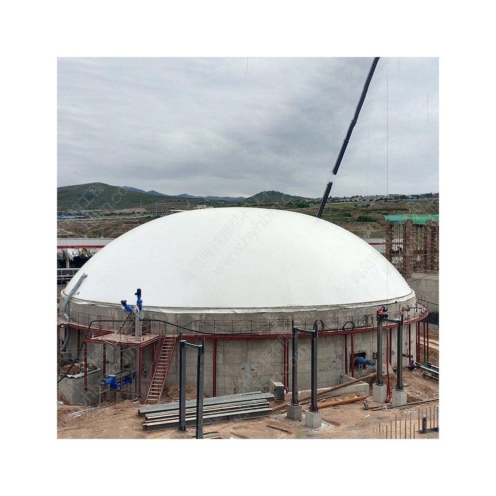Double membrane biogas holder small biogas plant for cattle farm (pig farm, chicken farm) fecal sewage treatment