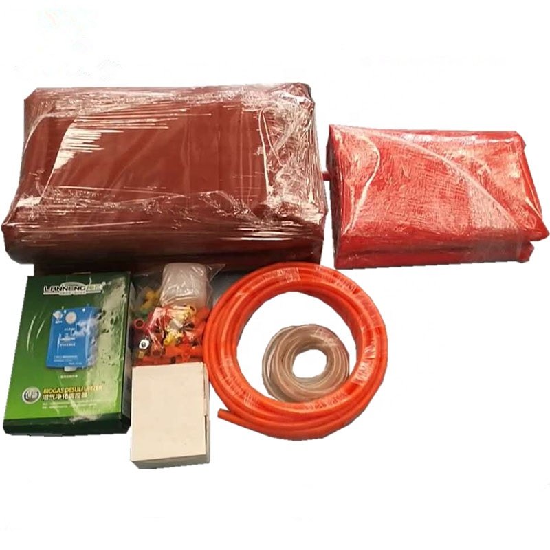 Factory Hot Sale Red Mud PVC 100m3 Biogas Digester Bag 50 m3 Biogas Storage bag