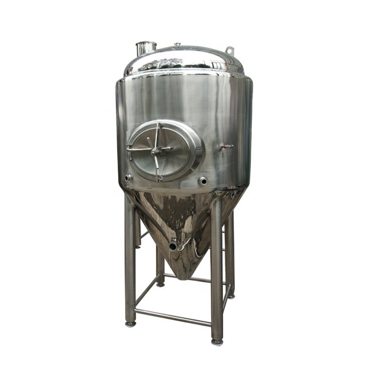 1000l stainless steel pressurized vinegar conical fermenter wine making machine beer fermentation tank