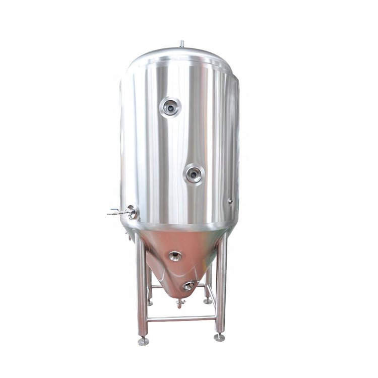 1000l stainless steel pressurized vinegar conical fermenter wine making machine beer fermentation tank