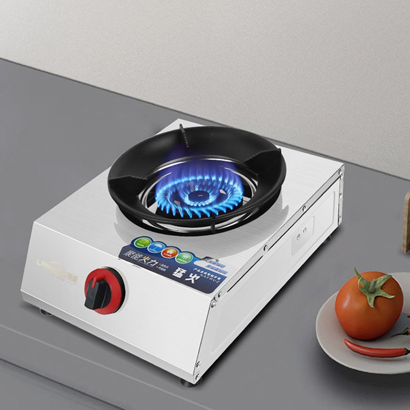 Wholesale Price Environmental Table Portable Digester Biogas Stove Rotate Single Burner Stove For Village