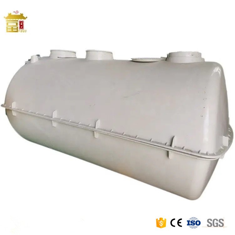 SMC Fiberglass bio Underground Three Chamber Household Sanitation Toilet Sewage Treating System