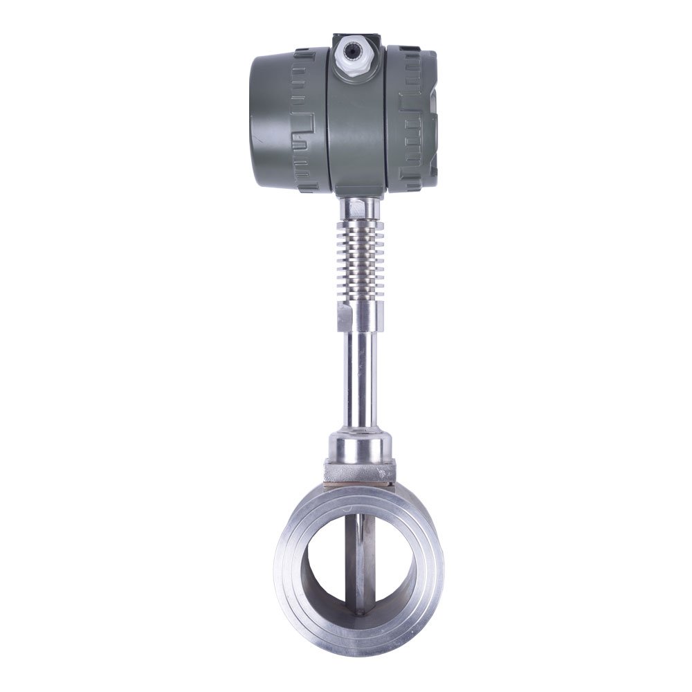 Digital Steam Biogas Residential Flue Exhaust Gas And Oxygen Co2 Methane Vortex Flow Meter For Hot Hydrogen Gas Amonia