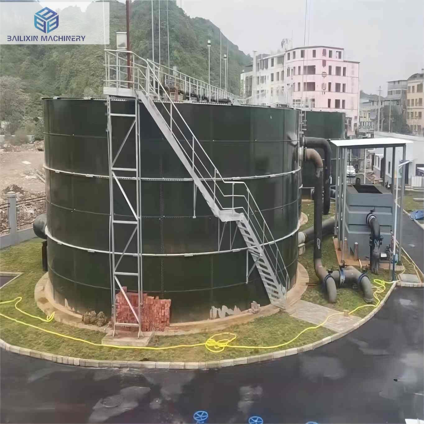 BLX Factory Selling Directly Enamel assembly tank for commercial biogas plant