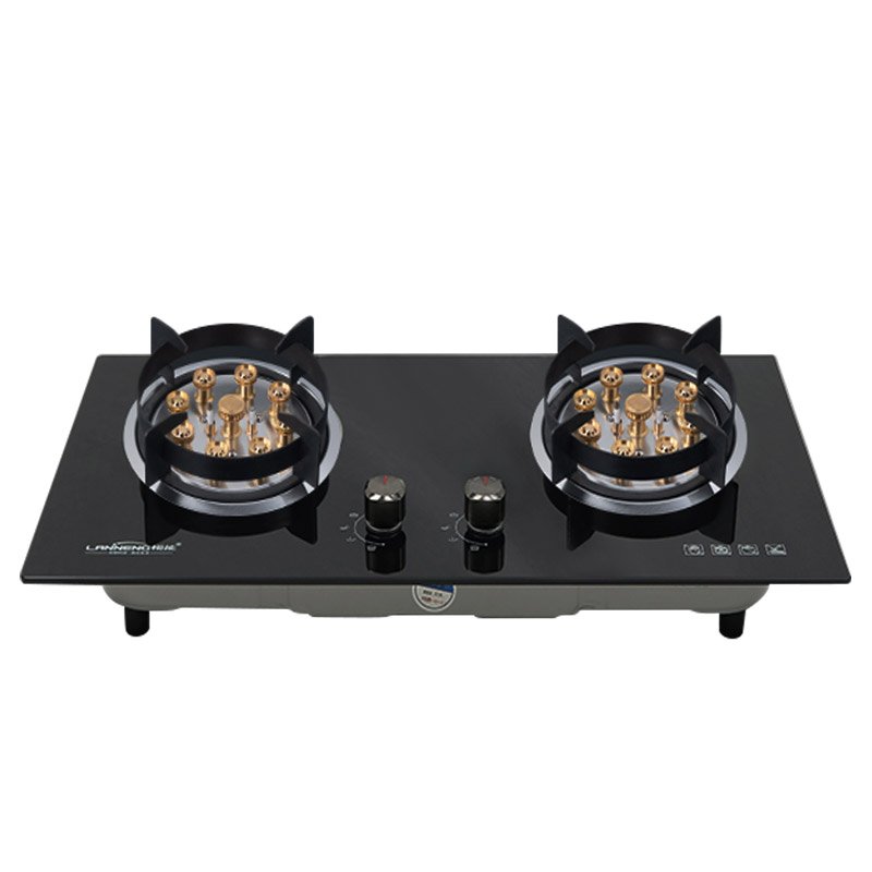 High quality built in cooktop biogas stove double burner kitchen electric stove