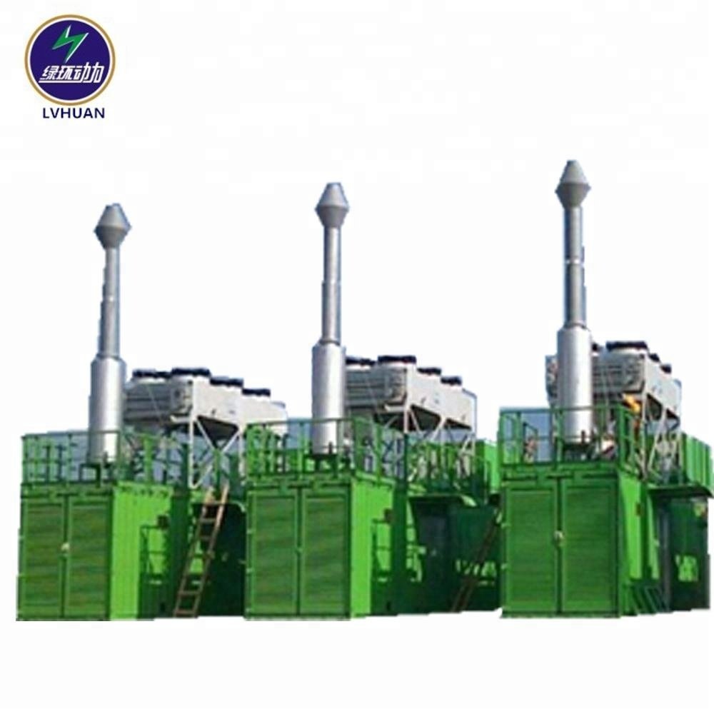 200kw landfill power plant biogas engine Generator Set, gas turbine generator