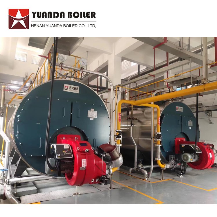WNS2-1.25-Y(Q) Three-return 2000 kg/hour Gas diesel Steam Boiler for Juice Processing
