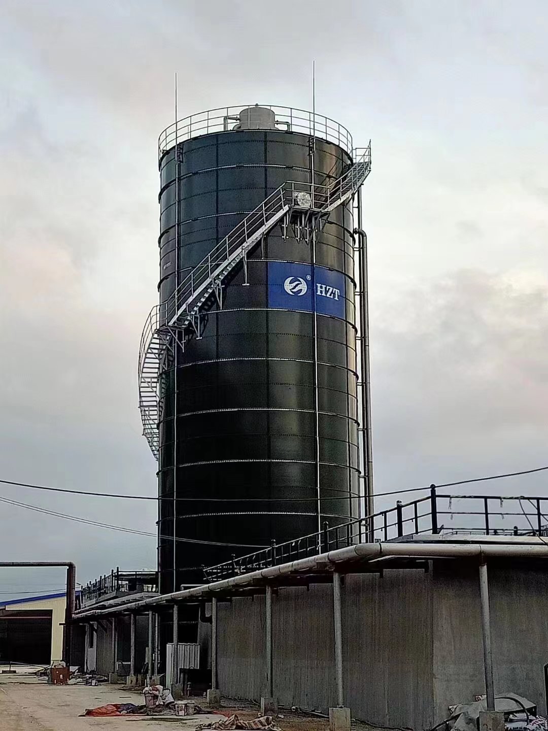 Lvchen Professional Biogas Cabinet Industrial wastewater Treatment System Plant Anaerobic Tank for factory