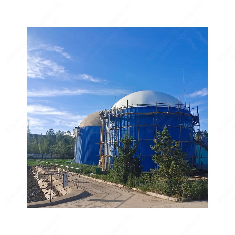 Biogas Digester Anaerobic Fermentation Tank With Gas Holder For Biogas Plant To Generate Heat Cooking Fuel Electircy Power