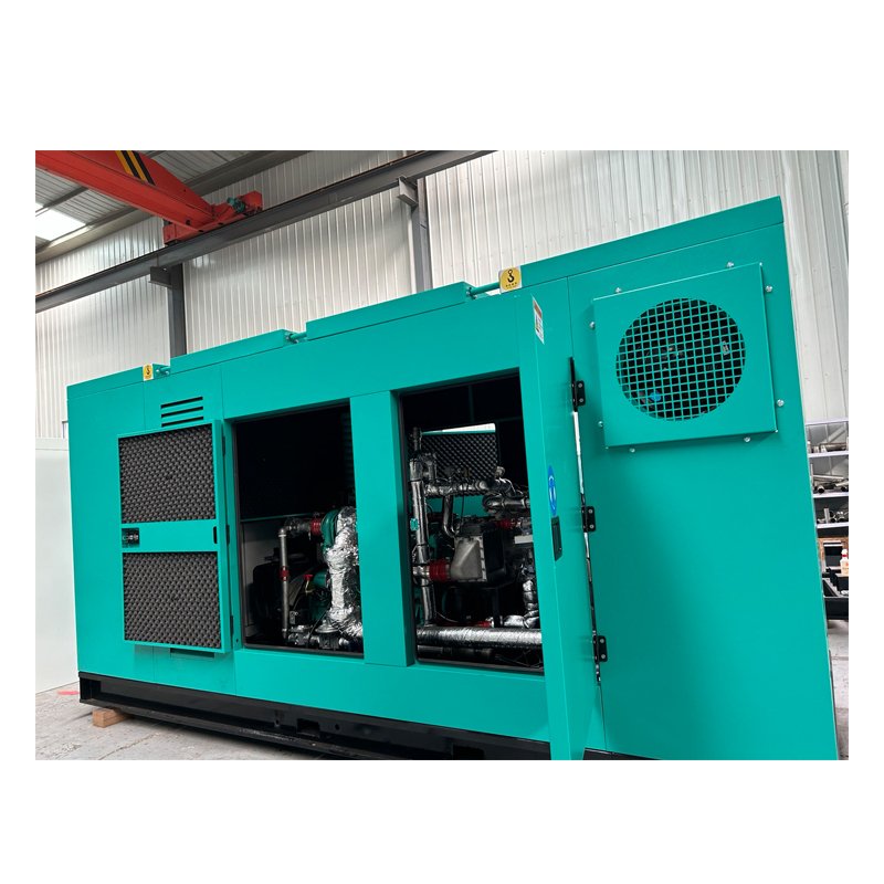 Super silent gas generator set 60kw biogas CHP generator set with silent canopy 75kva biogas generator