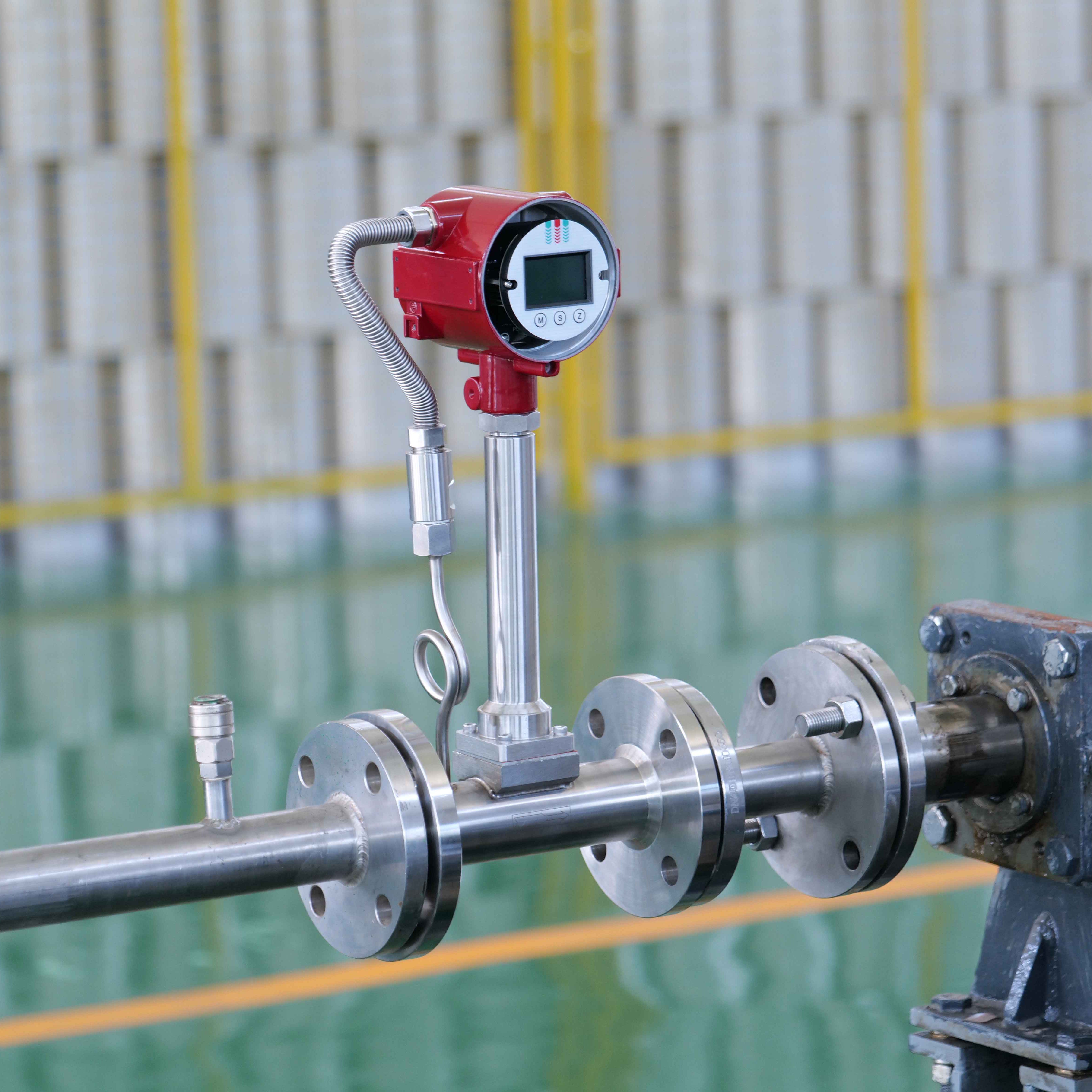 IP68 flange vortex flowmeters one-piece steam vortex flow meter